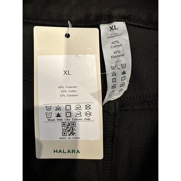 Halara Flex™ Mid Rise Button Pockets Stretchy Knit Casual Bootcut Jeans - Picture 7 of 10